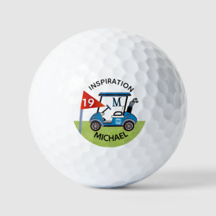 Fun 19th Hole Custom Cart Personalized Golf Balls