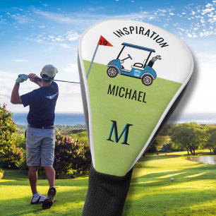 Fun 19th Hole Custom Cart Personalized Golf Head Cover