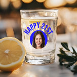 Fun 21st Birthday CUSTOM TEXT Photo Shot Glass<br><div class="desc">🥂 Create a Fun 21st Birthday Shot Glass with your text and photo. The ultimate toast for your big day! 🎉 #CustomShotGlass #21stBirthdayBash Fun birthday photo shot glass in a retro modern design. Year is customisable to suit any birthday year, wether it be your 21st, 30th, 40th, 50th or 60th...</div>