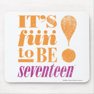 Fun 2 B 17-Orange Mouse Pad