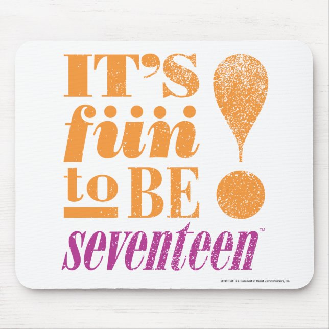Fun 2 B 17-Orange Mouse Pad (Front)