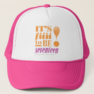 Fun 2 B 17-Orange Trucker Hat