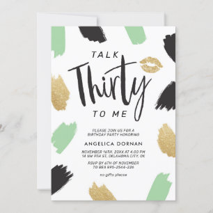 Fun 30th Birthday Party Invitation