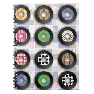 Fun 45 Records All over Notebook