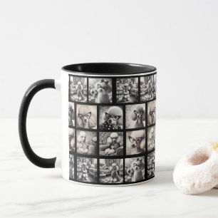 Fun 9 Photo Collage Pictures Mug