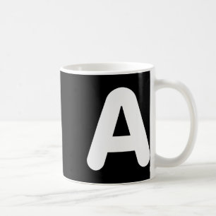 Fun A Letter Halloween Costume For Group Matching  Coffee Mug
