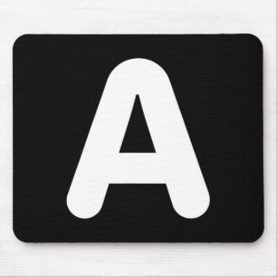 Fun A Letter Halloween Costume for Group Matching Mouse Pad