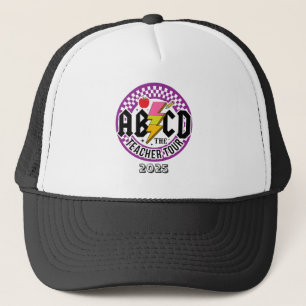 Fun ABCD Rock N Roll Teacher Gift Shirt Trucker Hat