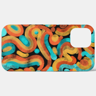 Fun, abstract, colorful phone case