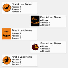 Fun Address Labels - Halloween