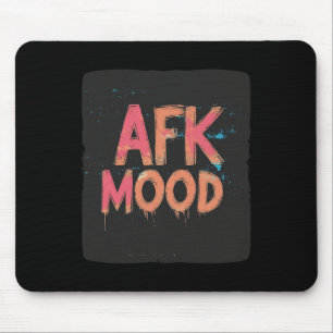 Fun Afk Mood For Gamer And Player With Keyboards Mouse Pad