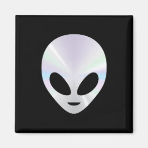 Fun Alien Head Cute Alien Funny UFO Women Men Magnet