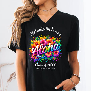 Fun Aloha Tropical Graduation  T-Shirt