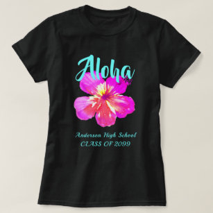 Fun Aloha Tropical Luau Party Graduation  T-Shirt