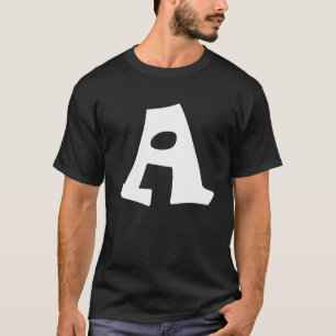 Fun Alphabet Letter A Kindergarten Teacher Cute In T-Shirt