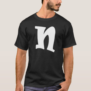 Fun Alphabet Letter N Kindergarten Teacher Cute In T-Shirt