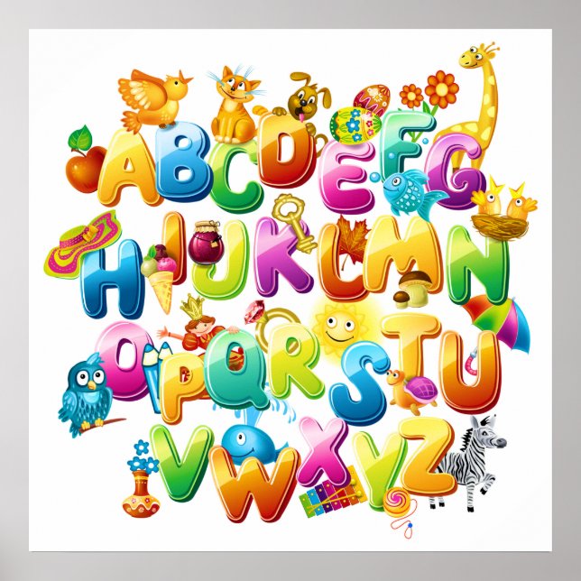 Fun Alphabet Poster (Front)