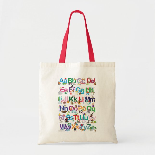 Fun Alphabet Tote Bag (Front)