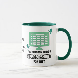 Fun ALREADY MADE A SPREADSHEET FOR THAT Data Mug