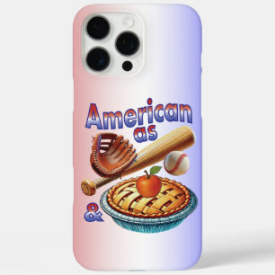 Fun American as Baseball & Apple Pie  iPhone 16 Pro Max Case