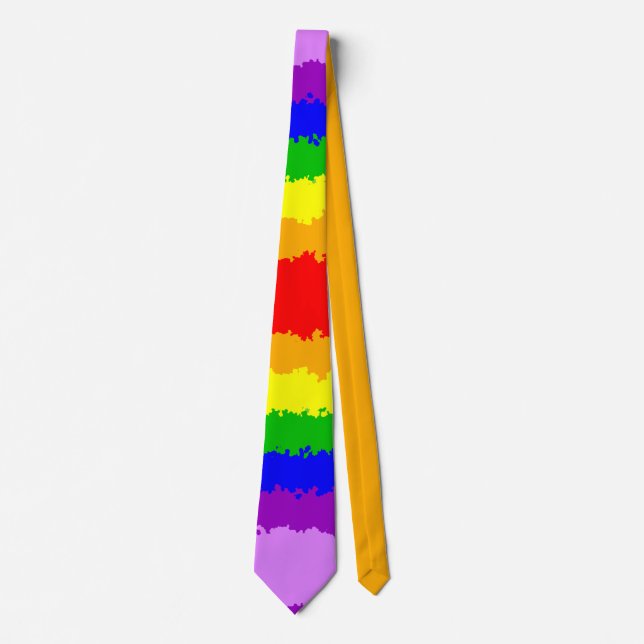 Fun and bright rainbow Tie (Front)
