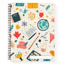 Fun and Colourful "Back to School" Notebook