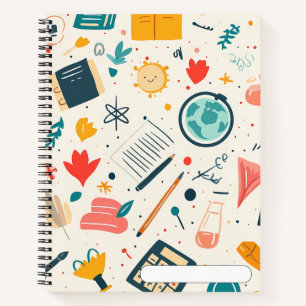 Fun and Colourful "Back to School" Notebook