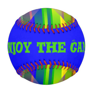 Fun and colourful baseball