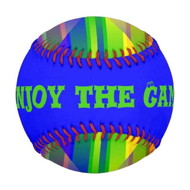 Fun and colourful baseball (Back)