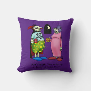 Fun And Colourful Halloween Throw Pillow