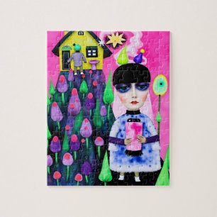 Fun and Colourful Mixed Media Collage Jigsaw Puzzle