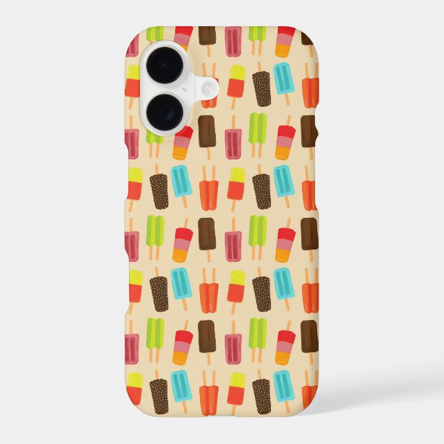 Fun and Colourful Popsicles Retro Pattern (Back)