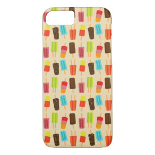 Fun and Colourful Popsicles Retro Pattern iPhone 8/7 Case