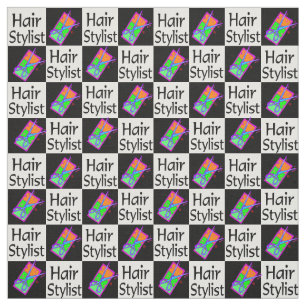FUN AND FABULOUS HAIR STYLIST FABRIC