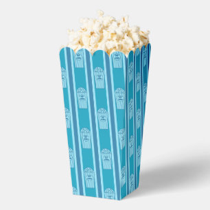 Fun and Fancy Blue Popcorn Favour Box