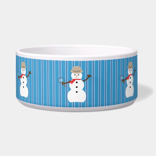 Fun and Fancy Blue Snowman Detective (Front)
