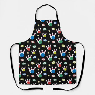 Fun and Fancy Bowling Pattern Apron