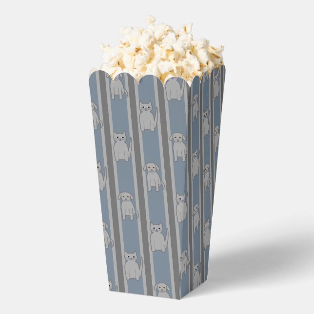 Fun and Fancy Cat & Dog Popcorn Favour Box (Popped)