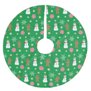 Fun and Fancy Christmas Brushed Polyester Tree Skirt
