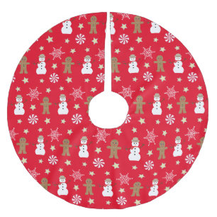 Fun and Fancy Christmas Brushed Polyester Tree Skirt