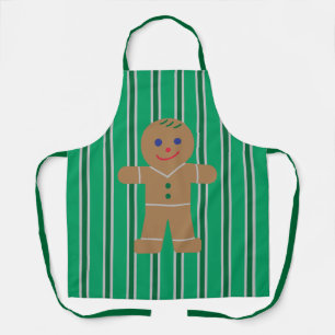 Fun and Fancy Christmas Gingerbread Man Apron