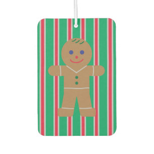 Fun and Fancy Christmas Gingerbread Man Car Air Freshener