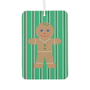 Fun and Fancy Christmas Gingerbread Man Car Air Freshener