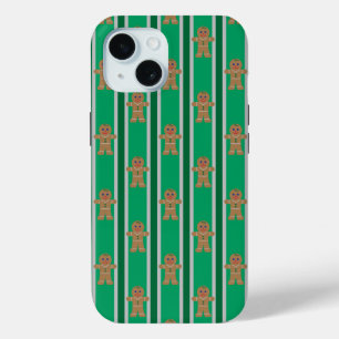 Fun and Fancy Christmas Gingerbread Man iPhone 15 Case