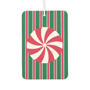 Fun and Fancy Christmas Peppermint Candy Car Air Freshener