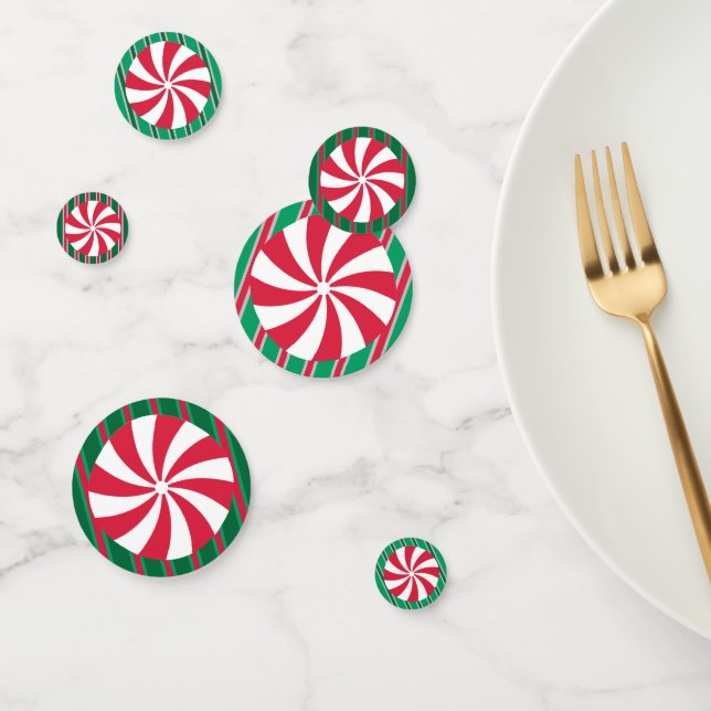 Fun and Fancy Christmas Peppermint Candy Confetti (Group)