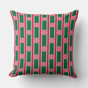 Fun and Fancy Christmas Peppermint Candy Cushion