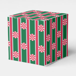 Fun and Fancy Christmas Peppermint Candy Favour Box