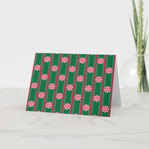 Fun and Fancy Christmas Peppermint Candy Invitation