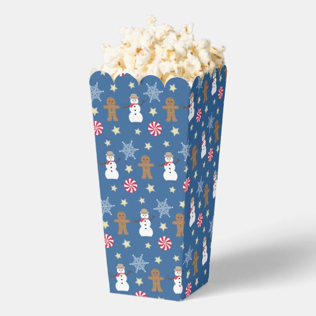 Fun and Fancy Christmas Popcorn Favour Box (Popped)